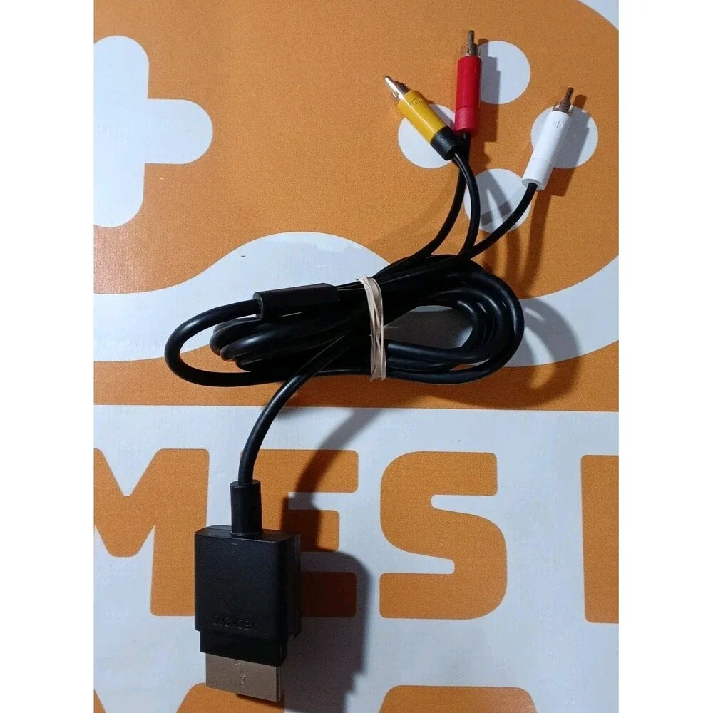 Official OEM Microsoft XBOX 360 Composite AV Cable X821376-001 Tested